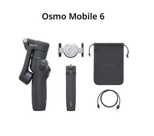 Estabilizador Gimbal DJI Osmo Mobile 6 - Platinum Gray