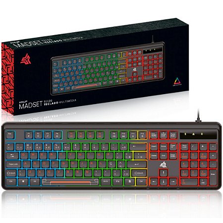 TECLADO GAMER LED RGB KP-TE130