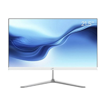 Monitor Office 21,5" Slim Get LED VA Full HD, 5ms, 100Hz, VGA/HDMI, Branco