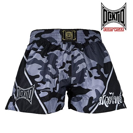 Short Muay Thai Estilo Retrô Ockto Invictus II