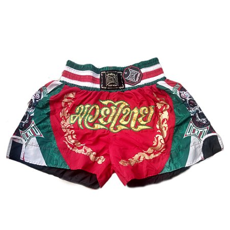 Short Muay Thai Estilo Tailandês Ockto Caveira Mexicana