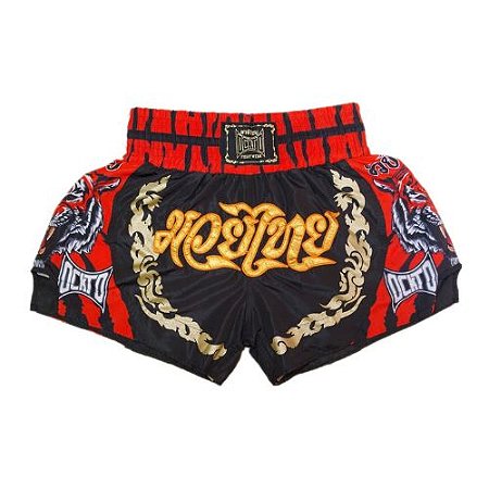 Short Muay Thai Estilo Tailandês Ockto  Tigre