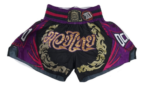 Short Muay Thai Estilo Tailandês Ockto Champion Fênix