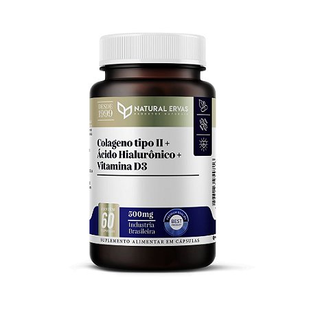 Colágeno tipo II + Ácido Hialurônico + Vitamina D3