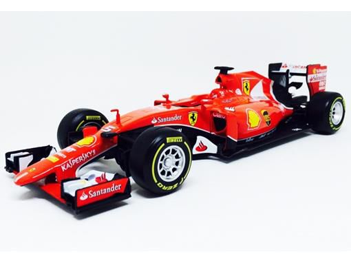 Miniatura Fórmula 1 Ferrari SF15-T - Ferrari Racing - #5 Sebastian Vettel - 1:24 - Burago