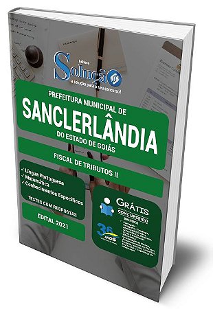 Apostila Prefeitura Sanclerlândia GO - Fiscal de Tributos 2