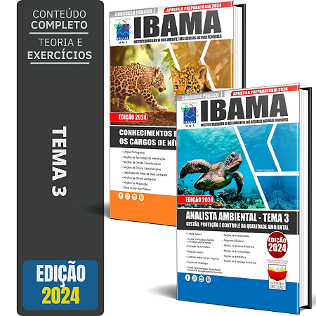 Apostila IBAMA 2024 - Analista Ambiental - TEMA 3