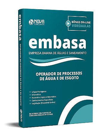 Apostila EMBASA - Operador de Processos de Água e de Esgoto