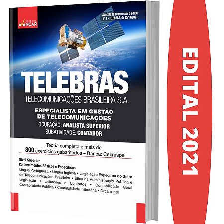 Apostila Concurso TELEBRAS - Analista Superior - Contador