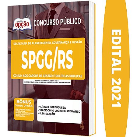 Apostila SPGG RS - Comum Gestão e Políticas Públicas