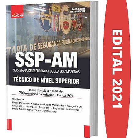 Apostila Concurso SSP AM - Técnico de Nível Superior