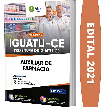 Apostila Prefeitura de Iguatu CE - Auxiliar de Farmácia