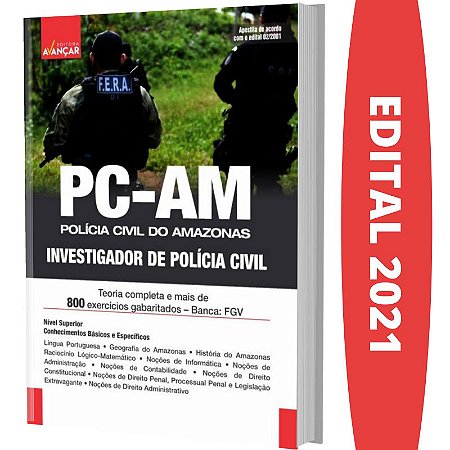 Apostila PC AM - INVESTIGADOR DE POLÍCIA CIVIL