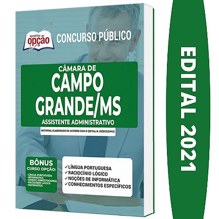 Apostila Campo Grande MS Assistente Administrativo - Câmara