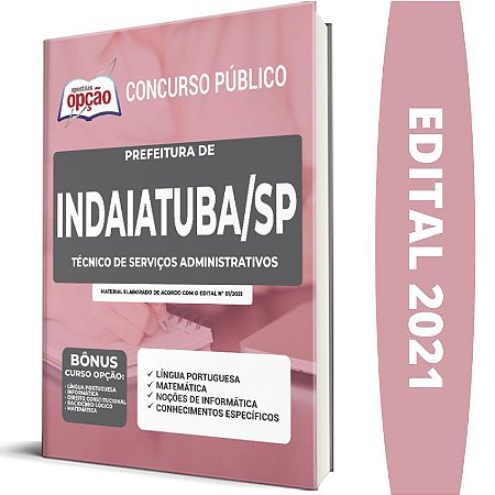 Apostila Indaiatuba SP - Técnico Serviços Administrativos