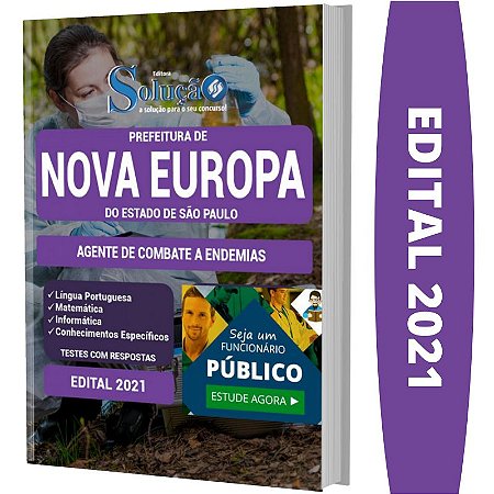 Apostila Prefeitura Nova Europa SP - Agente de Endemias