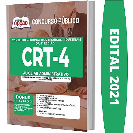 Apostila CRT 4º Região - Auxiliar Administrativo