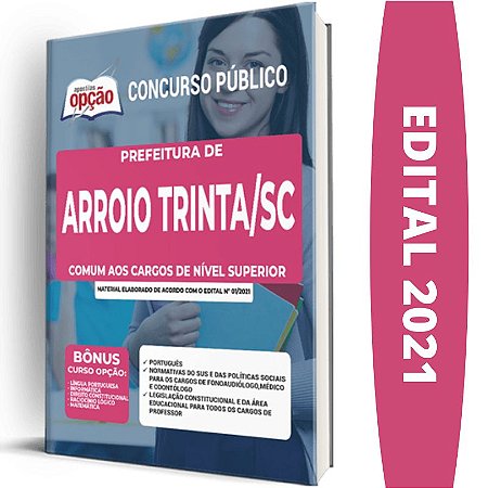Apostila Arroio Trinta SC - Cargos de Nível Superior