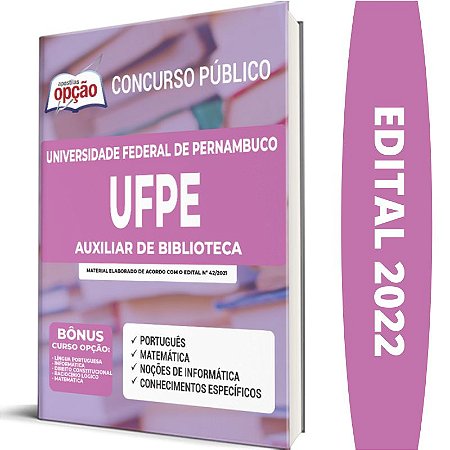 Apostila Concurso UFPE - Auxiliar de Biblioteca