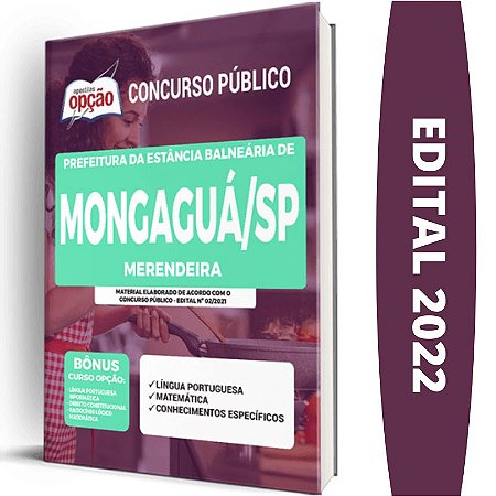 Apostila Concurso Mongaguá SP - Merendeira