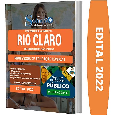 Apostila SME Rio Claro SP - Professor de Educação Básica 1