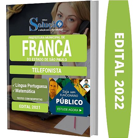 Apostila Prefeitura de Franca SP - Telefonista