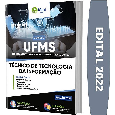 Apostila UFMS - Técnico de Tecnologia da Informação Classe D
