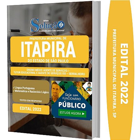 Apostila Itapira SP - Agente de Serviços 1 Serralheiro