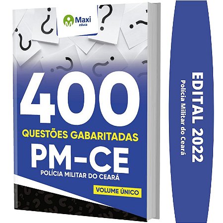 Caderno de Testes PM CE - Questões Gabaritadas