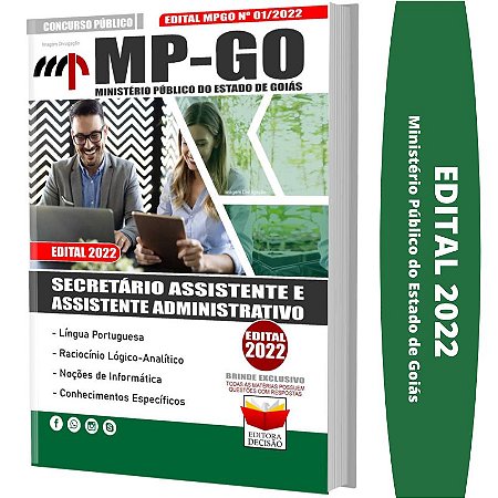 Apostila MP GO - ASSISTENTE ADMINISTRATIVO E SECRETÁRIO