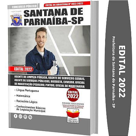 Apostila Santana de Parnaíba SP - Cargos Nível Fundamental