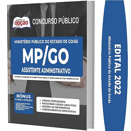 Apostila Concurso MP GO - Assistente Administrativo