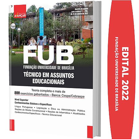 Apostila Concurso FUB - TÉCNICO EM ASSUNTOS EDUCACIONAIS