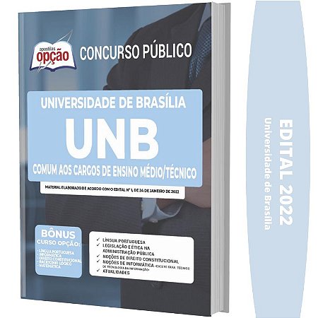 Apostila Concurso UNB - Cargos de Ensino Médio e Técnico