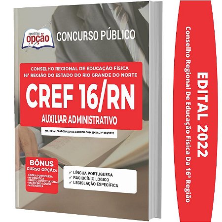 Apostila Concurso CREF RN - Auxiliar Administrativo