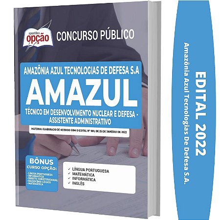 Apostila AMAZUL - Técnico - Assistente Administrativo
