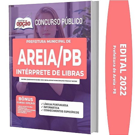 Apostila Prefeitura Areia PB - Intérprete de Libras