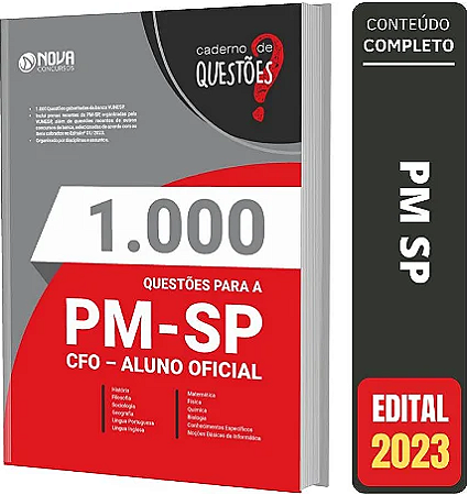 Caderno de Questões CFO PM SP - ALUNO OFICIAL PM