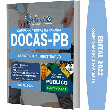 Apostila Concurso DOCAS PB - Assistente Administrativo