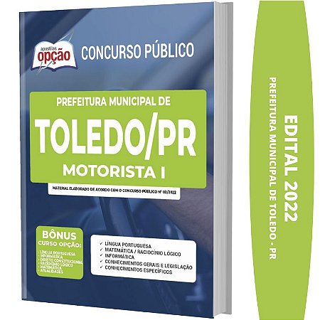 Apostila Prefeitura de Toledo PR - Motorista I