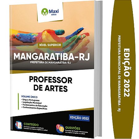 Apostila Prefeitura Mangaratiba RJ - Professor de Artes