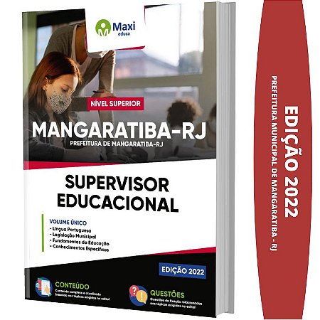 Apostila Prefeitura Mangaratiba RJ Supervisor Educacional