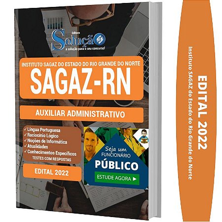 Apostila Instituto SAGAZ RN - Auxiliar Administrativo