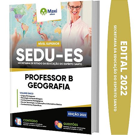 APOSTILA Concurso SEDU ES - Professor B - Geografia