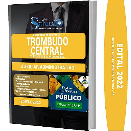 Apostila Trombudo Central SC - Auxiliar Administrativo