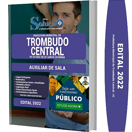 Apostila Prefeitura Trombudo Central SC - Auxiliar de Sala