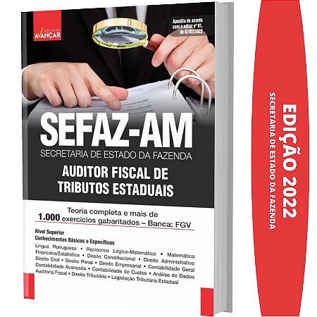 APOSTILA SEFAZ AM - AUDITOR FISCAL DE TRIBUTOS ESTADUAIS