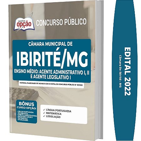 Apostila Câmara Ibirité MG - Agente Administrativo 1 2