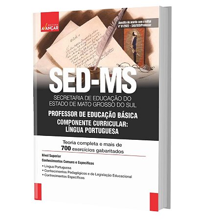 Apostila Sed Ms - Professor de Língua Portuguesa - Português