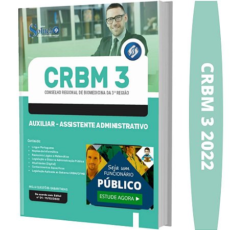 Apostila CRBM 3 - Auxiliar - Assistente Administrativo
